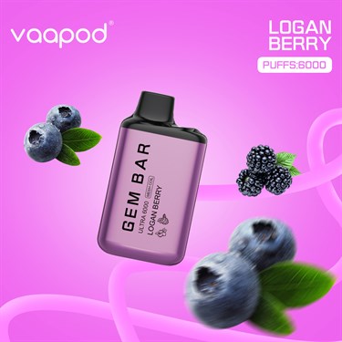 VAAPOD GEM BAR 6000 - LOGAN BERRY VAAPODGEMBAR6000LOGANBERRY - фото 10008