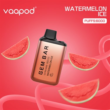 VAAPOD GEM BAR 6000 - WATERMELON ICE - фото 10012