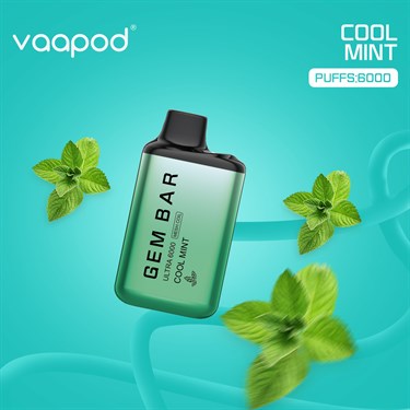 VAAPOD GEM BAR 6000 - COOL MINT - фото 10014