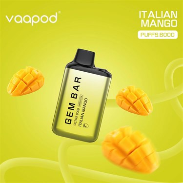 VAAPOD GEM BAR 6000 - ITALIAN MANGO VAAPODGEMBAR6000ITALIANMANGO - фото 10016