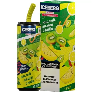 ICEBERG XXL 6000 Кислый Лимон с Киви 5562 - фото 13385