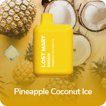 LOST MARY BM 5000 - Pineapple Coconut Ice (Ананас и Кокос со Льдом) LOSTMARYBM5000PineappleCoconutIce - фото 5540