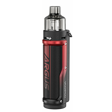 VooPoo Argus PRO Kit - Litchi Leather & Red - фото 5896