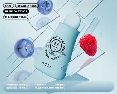 MOTI Beaker 5000 - Blue Razz Ice - фото 7043