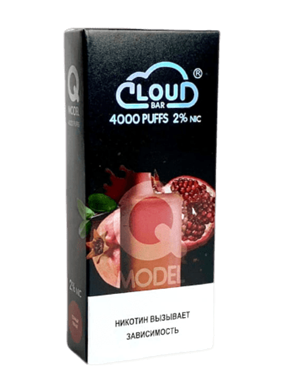 CLOUD BAR Q MODEL 4000 - Сочный Гранат CLOUDBARQMODEL4000СочныйГранат - фото 9983