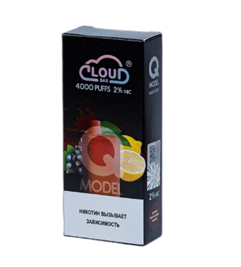 CLOUD BAR Q MODEL 4000 - Черная Смородина Лимон CLOUDBARQMODEL4000ЧернаяСмородинаЛимон - фото 9985