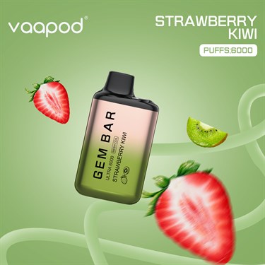 VAAPOD GEM BAR 6000 - STRAWBERRY KIWI - фото 9988