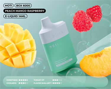 MOTI BOX 6000 - Персик, манго и малина