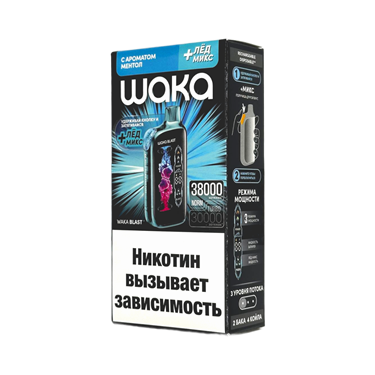 WAKA FT 38000 HARD Ментол + лед микс 5515