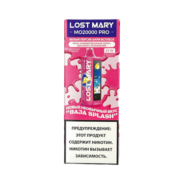 LOST MARY MO 20000 PRO Белый персик байя всплеск 5763