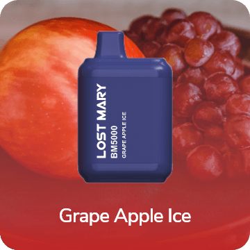 LOST MARY BM 5000 - Grape Apple Ice (Виноградно-Яблочный Лед)