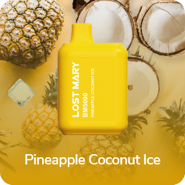 LOST MARY BM 5000 - Pineapple Coconut Ice (Ананас и Кокос со Льдом)