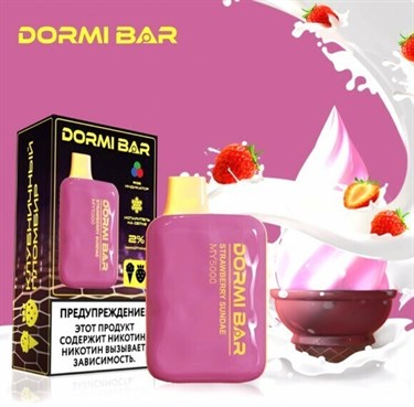 DORMI BAR MY5000 - Strawberry Sundae (Клубничное мороженное)