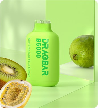 DRAGBAR B5000 - Kiwi passion Fruit Guava DRAGBARB5000KiwipassionFruitGuava