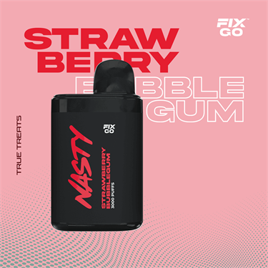 Nasty Fix GO 3000 — Strawberry Bubblegum NastyFixGO3000StrawberryBubblegum