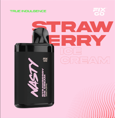 Nasty Fix GO 3000 — Strawberry Ice Cream NastyFixGO3000StrawberryIceCream