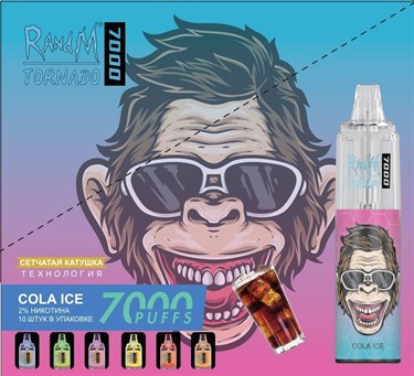 RANDM TORNADO 7000 - Cola Ice RANDMTORNADO7000ColaIce