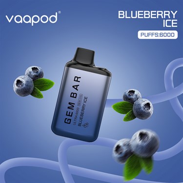 VAAPOD GEM BAR 6000 - BLUEBERRY ICE